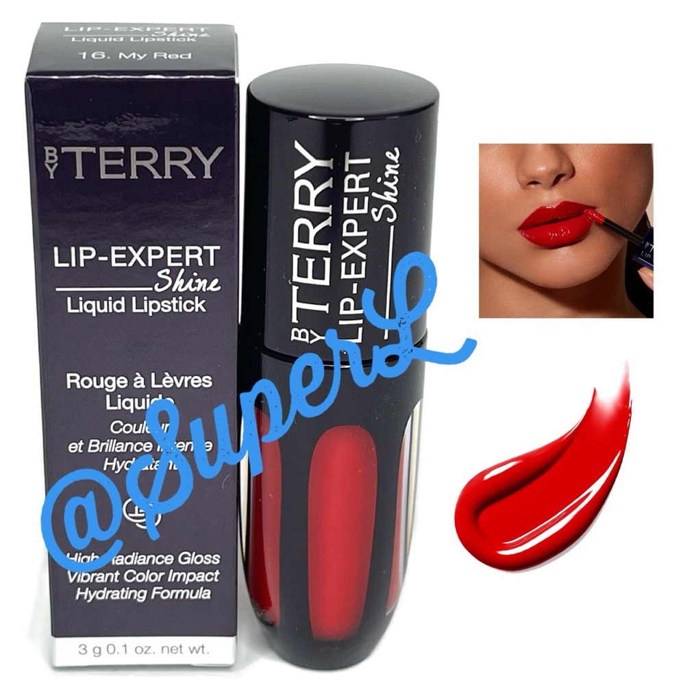 2/$15 NEW By Terry Lip-Expert Shine Liquid Lipstick 16 My Red Lip